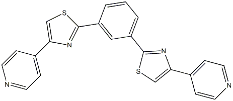 1,3-Bis[4-(4-pyridyl)-2-thiazolyl]benzene, 97%