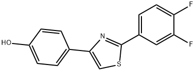2-(3,4-Difluorophenyl)-4-(4-hydroxyphenyl)thiazole, 97%