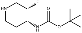 tert-butyl N-[(3S,4R)-3-fluoropiperidin-4-yl]carbamate