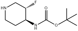tert-butyl N-[(3S,4S)-3-fluoropiperidin-4-yl]carbamate