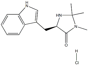 (5R)-5-(1H-Indol-3-ylmethyl)-2,2,3-trimethyl-4-imidazolidinone monohydrochloride