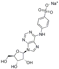 4-[(9-BETA-D-RIBOFURANOSYL-9H-PURIN-6-YL)AMINO]-BENZENESULFONIC ACID SODIUM