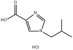 1-Isobutyl-1H-imidazole-4-carboxylic acid hydrochloride