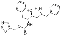 (2S,3S,5S)-5-Amino-2-(N-((5-thiazolyl)-methoxycarbonyl)amino)-1,6-diphenyl-3-hydroxyhexane