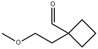 1-(2-methoxyethyl)cyclobutane-1-carbaldehyde