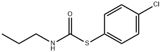 Carbamic acid,propylthio-, S-(p-chlorophenyl) ester (8CI)