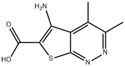 5-amino-3,4-dimethylthieno[2,3-c]pyridazine-6-carboxylic acid