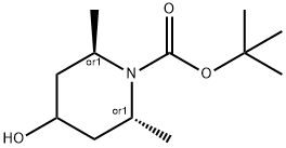 1-Piperidinecarboxylic acid, 4-hydroxy-2,6-dimethyl-, 1,1-dimethylethyl ester, (2R,6R)-rel-