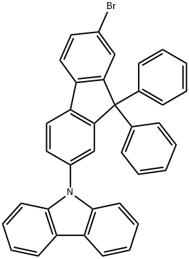 9H-Carbazole, 9-(7-bromo-9,9-diphenyl-9H-fluoren-2-yl)-