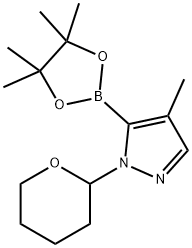 4-methyl-1-(tetrahydro-2H-pyran-2-yl)-5-(4,4,5,5-tetramethyl-1,3,2-dioxaborolan-2-yl)-1H-Pyrazole