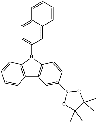 3-(4,4,5,5-Tetramethyl-1,3,2-dioxaborolan-2-yl)-9-(2-naphthalenyl)carbazole