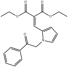 DIETHYL 2-((1-(2-OXO-2-PHENYLETHYL)-1H-PYRROL-2-YL)METHYLENE)MALONATE