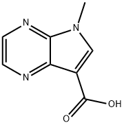 5-methyl-5H-pyrrolo[2,3-b]pyrazine-7-carboxylic acid