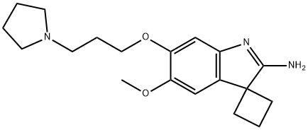 5'-Methoxy-6'-[3-(1-pyrrolidinyl)propoxy]spiro[cyclobutane-1,3'-[3H]indol]-2'-amine