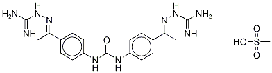 4,4'-diacetyldiphenylureabis(guanylhydrazone)ditosylate
