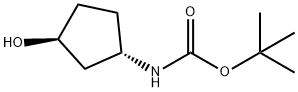 Carbamic acid, (3-hydroxycyclopentyl)-, 1,1-dimethylethyl ester, (1S-trans)-