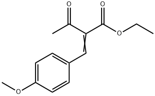 α-Acetyl-β-(4-methoxyphenyl)acrylic acid ethyl ester