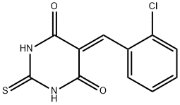 5-(2-CHLORO-BENZYLIDENE)-2-THIOXO-DIHYDRO-PYRIMIDINE-4,6-DIONE