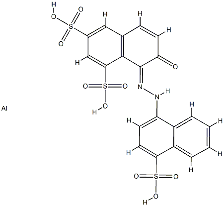 [7-hydroxy-8-[(4-sulpho-1-naphthyl)azo]naphthalene-1,3-disulphonato(3-)]aluminium