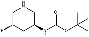N-[(3S,5S)-5-fluoro-3-piperidinyl]-, 1,1-dimethylethyl ester