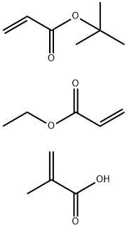 2-Propenoic acid, 2-methyl-, polymer with 1,1-dimethylethyl 2-propenoate and ethyl 2-propenoate