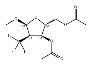 Methyl-2-deoxy-2-(trifluoromethyl)-α-D-ribofuranoside-diacetate