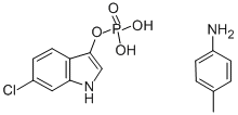 6-CHLORO-3-INDOLYL PHOSPHATE P-TOLUIDINE SALT