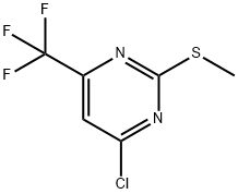 4-CHLORO-2-(METHYLSULFANYL)-6-(TRIFLUOROMETHYL)PYRIMIDINE