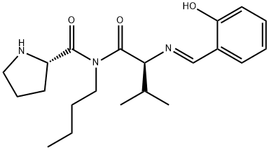 (S)-N-Butyl-1-[(S)-2-((E)-2-hydroxybenzylideneamino)-3-methylbutanoyl]pyrrolidine-2-carboxamide