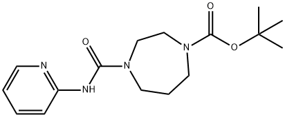 1H-1,4-Diazepine-1-carboxylic acid, hexahydro-4-[(2-pyridinylamino)carbonyl]-, 1,1-dimethylethyl ester