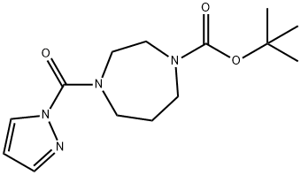 1H-1,4-Diazepine-1-carboxylic acid, hexahydro-4-(1H-pyrazol-1-ylcarbonyl)-, 1,1-dimethylethyl ester