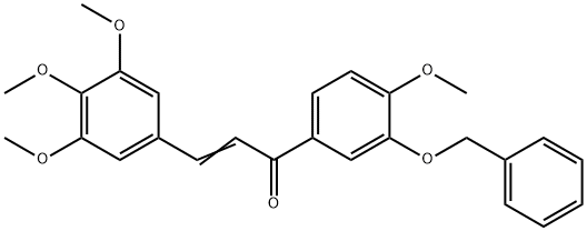 1-(3-BENZYLOXY-4-METHOXY-PHENYL)-3-(3,4,5-TRIMETHOXY-PHENYL)-PROPENONE