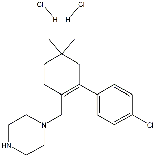 1-((4'-chloro-5,5-dimethyl-3,4,5,6-tetrahydro-[1,1'-biphenyl]-2-yl)methyl)piperazine dihydrochloride