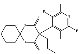3-(Perfluoropyridin-4-yl)-3-propyl-1,5-dioxaspiro[5.5]undecane-2,4-dione