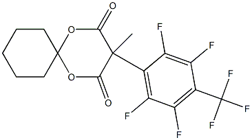 3-METHYL-3-(2,3,5,6-TETRAFLUORO-4-(TRIFLUOROMETHYL)PHENYL)-1,5-DIOXASPIRO[5.5]UNDECANE-2,4-DIONE