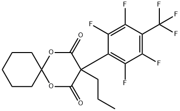 3-Propyl-3-(2,3,5,6-tetrafluoro-4-(trifluoromethyl)phenyl)-1,5-dioxaspiro[5.5]undecane-2,4-dione