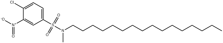 4-Chloro-N-hexadecyl-N-methyl-3-nitrobenzenesulfonamide