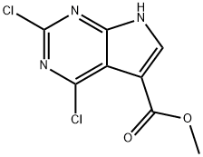 methyl 2,4-dichloro-7H-pyrrolo[2,3-d]pyrimidine-5-carboxylate