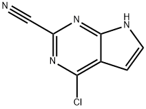 4-chloro-7H-pyrrolo[2,3-d]pyrimidine-2-carbonitrile