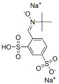 1,3-BENZENEDISULFONIC ACID, 4-[[(1,1-DIMETHYLETHYL)OXIDOIMINO]METHYL]-,DISODIUM SALT