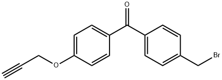 (4-(Bromomethyl)phenyl)(4-(prop-2-yn-1-yloxy)phenyl)methanone >=95%