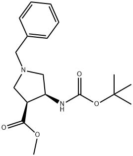 cis-Methyl 1-benzyl-4-(tert-butoxycarbonylaMino)-pyrrolidine-3-carboxylate