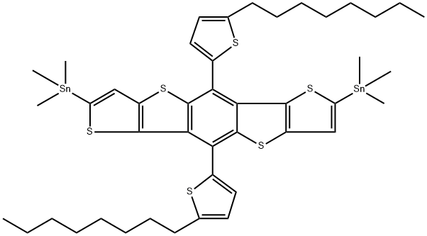 5,10-BIS((5-OCTYLTHIOPHEN-2-YL)DITHIENO[2,3-D:2′,3′-D′]BENZO[1,2-B:4,5-B′]DITHIOPHENE-2,7-DIYL)BIS(TRIMETHYLSTANNANE)
