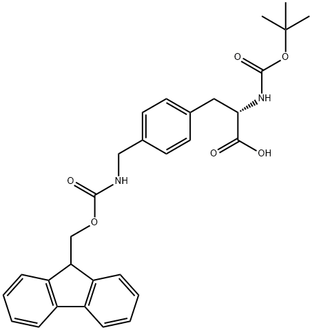 BOC-L-4-AMINOMETHYLPHENYLALANINE(FMOC)