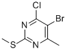 5-BroMo-4-chloro-6-Methyl-2-(Methylthio)pyriMidine