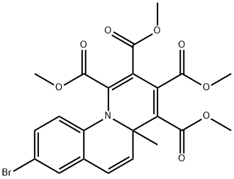 8-BR-4A-ME-PYRIDO(1,2-A)QUINOLINE-1,2,3,4-TETRACARBOXYLIC ACID TETRAMETHYL ESTER