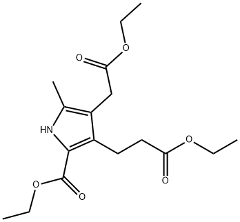 1H-Pyrrole-3-propanoic acid, 2-(ethoxycarbonyl)-4-(2-ethoxy-2-oxoethyl )-5-methyl-, ethyl ester