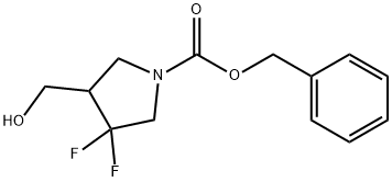 1-Pyrrolidinecarboxylic acid, 3,3-difluoro-4-(hydroxyMethyl)-, phenylMethyl ester