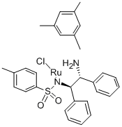 Chloro{[(1R,2R)-(-)-2-amino-1,2-diphenylethyl](4-toluenesulfonyl)amido}(mesitylene)ruthenium(II), min. 90% RuCl[(R,R)-Tsdpen(mesitylene)