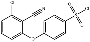 4-(3-CHLORO-2-CYANOPHENOXY)BENZENE-1-SULFONYL CHLORIDE